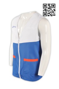 V130休閒背心外套 舒適背心外套 來辦訂購背心外套 背心外套製作 背心外套生產商